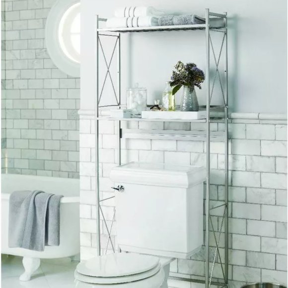 Threshold Bath Threshold Square Tube Over The Toilet Etagere